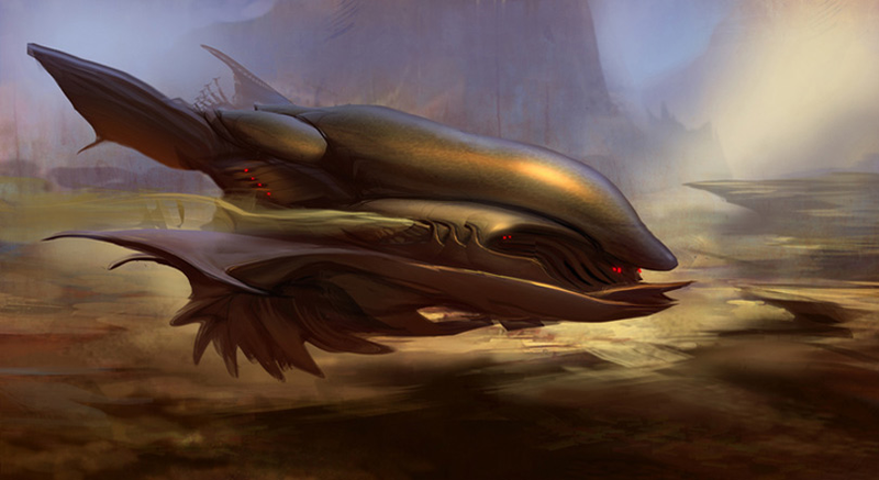 Illustration for article titled Spaceship Vs. Pirate Galleons, For The Ultimate Booty